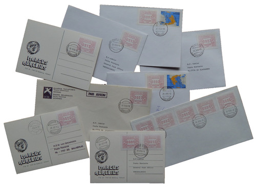 Greece 1984 lot letters - lot, of