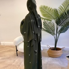 Muslim Women Embroidery Kimono