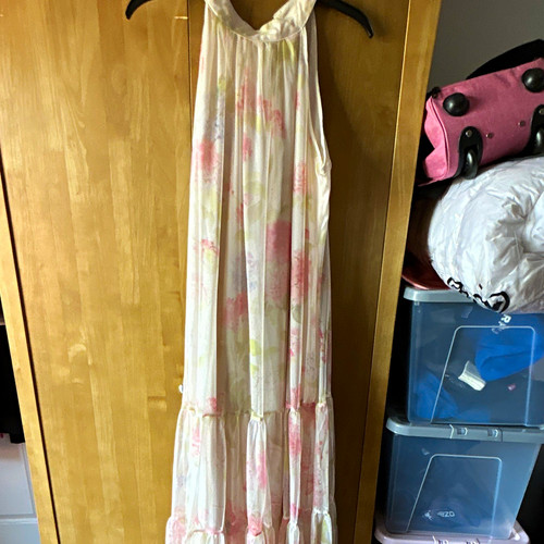 Halter neck sleeveless maxi - sleeveless,