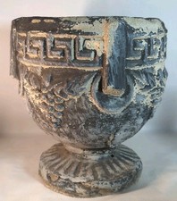 Cement Urn Planter Greek Key