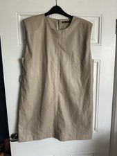 Zara faux leather - zara, beige