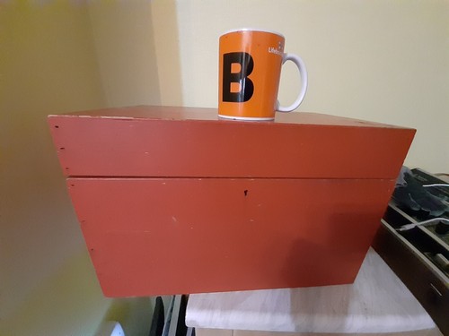 Wooden tool chest - wooden,