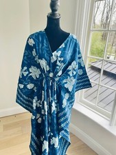 Indian Blue Floral Print