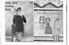 Knitting pattern booklet copy 1116.   Dolls clothes outfits for Ken & Barbie