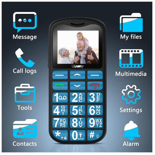 Uleway g180 big button mobile - g180,