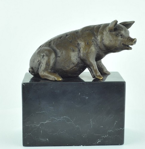 Statue pig wildlife art deco - art,