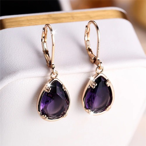 9ct gold purple - purple, amethyst