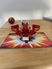 HTF BAKUGAN Pyrus "BakuMetalix" PLITHEON 770G Spin Master/Sega Toys VERY RARE
