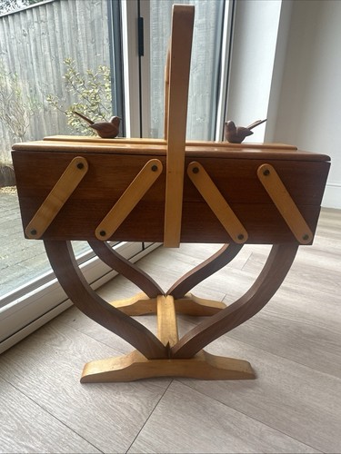 Vintage wooden cantilever - wooden,