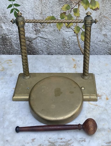 Antique edwardian brass table - antique,