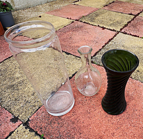 Decorative glass vases - glass,