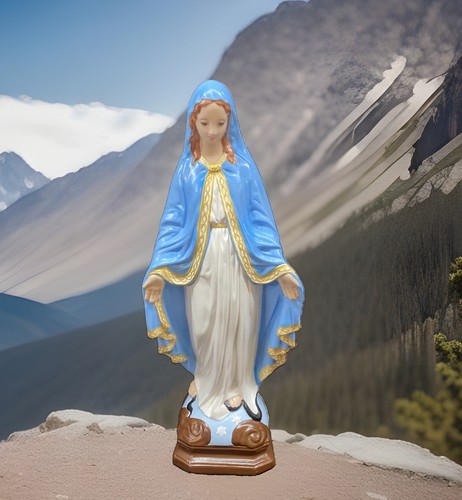 Virgin mary statue - virgin, 25”