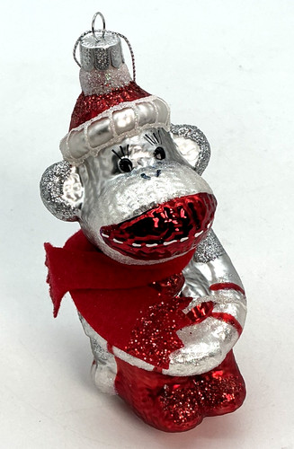 Sock monkey glass - sock, christmas