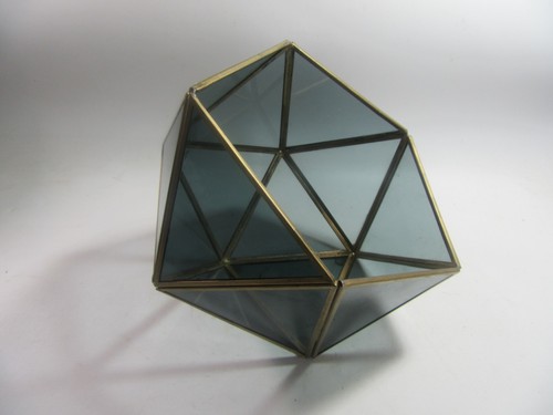 Leaded glass terrarium - leaded,