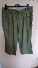 Fat Face Cropped Linen Pants