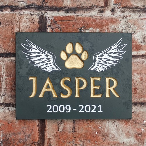 Pet memorial plaque - memorial,