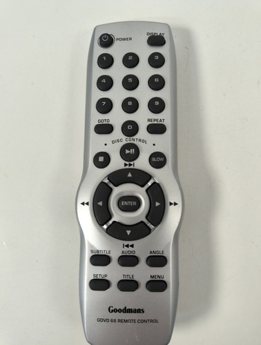 Goodmans dvd player remote - goodmans,