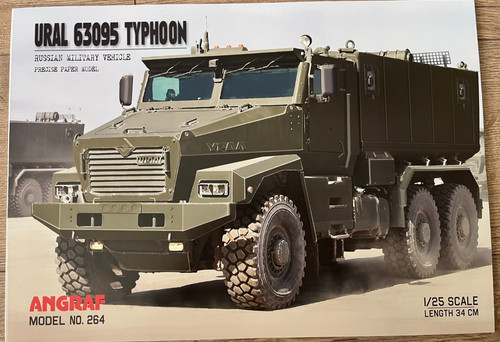 Ural 63095 typhoon paper model - ural,