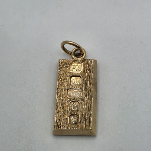 Vintage 9ct gold ingot - 9ct,