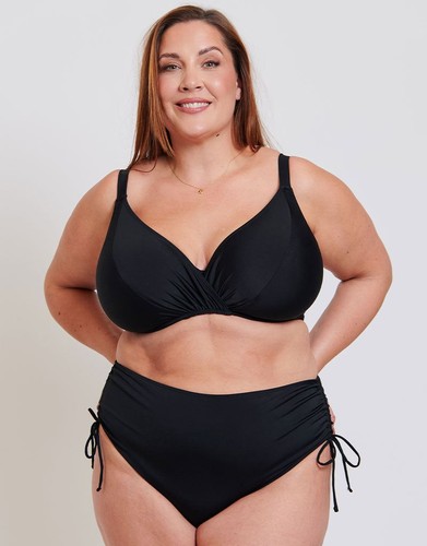 Adella plunge bikini top - bikini,