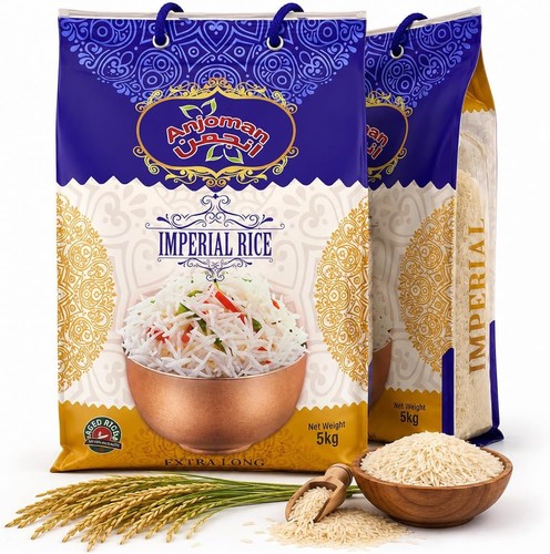 Anjoman imperial basmati rice - anjoman,