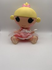 “Lalaloopsy Mini Doll Blonde Hair Pink Dress Button Eye MGA Entertainment”