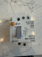 CRABTREE 380/030 80 AMP 30mA