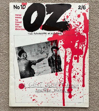 OZ MAGAZINE No.10. Martin Sharp cover