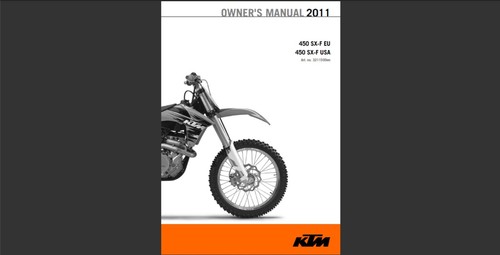 2011 ktm 450 - ktm, maintenance