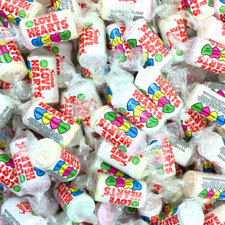 100 Mini Love Hearts - Assorted Fruit Flavoured Fizzy Sweets for All Parties