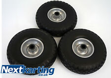 X 3 New Trolley Wheel Steel