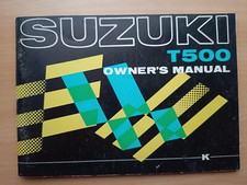 Suzuki T500 Titanium Original 1972 Owners Manual, Uso e Manutenzione, Drivers Manual