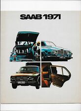 1971 Saab car brochure: Saab 96 & 95 V4 + Saab 99