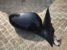 USED JAGUAR X TYPE 2005 DOOR MIRROR ELECTRIC BLACK PAINTED COVER DRIVERS SIDE