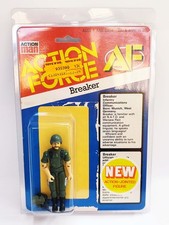 1982 PALITOY ACTION MAN FORCE GI JOE FIGURE BREAKER 100% COMPLETE + CARD IN CASE