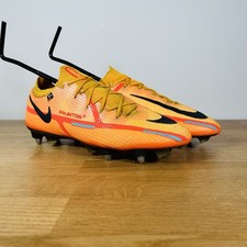 Nike Phantom GT 2 ACC Flyknit FG Anti-Clog Laser Orange Football Boots Size UK 8