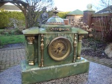 Antique French Green Onyx /