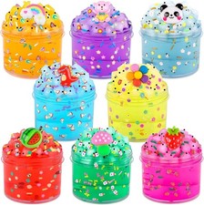 8 Pack Crystal Slime Kit