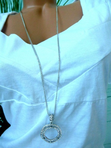 Long neck chain necklace - long,