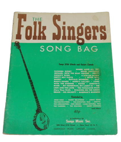 The folk singers song - singers, 1962