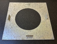 Wall Flue Pipe Stainless Steel Fire Stop Plate Wood Burning Multifuel Stove