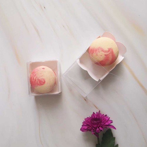 Long clear pvc macaron boxes - long,
