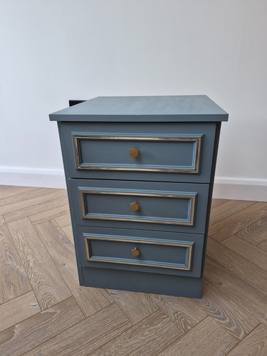Upcycled modern chest - chest, of