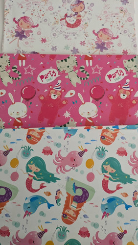 Birthday gift wrapping paper