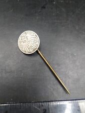 Antique 1912 German Fennig Coin Stick Pin Hat/Tie