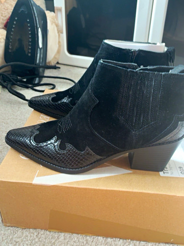 Zara black leather croc - zara,