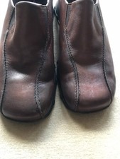 Clarks soft brown leather - soft,