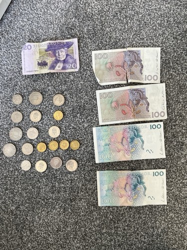 Old swedish coins and - and, bank