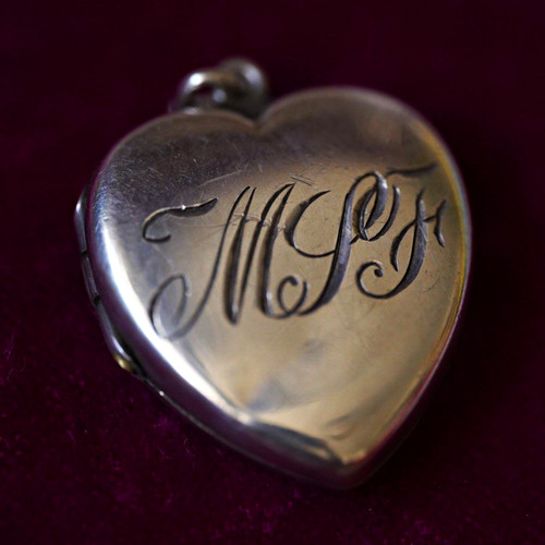 Antique hand engraved sterling - hand-engraved,