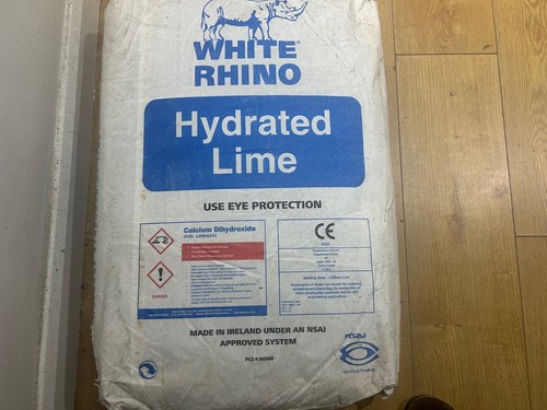 Hydrated lime white rhino - hydrated,